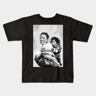 Mother and Daughter Gray Kids T-Shirt